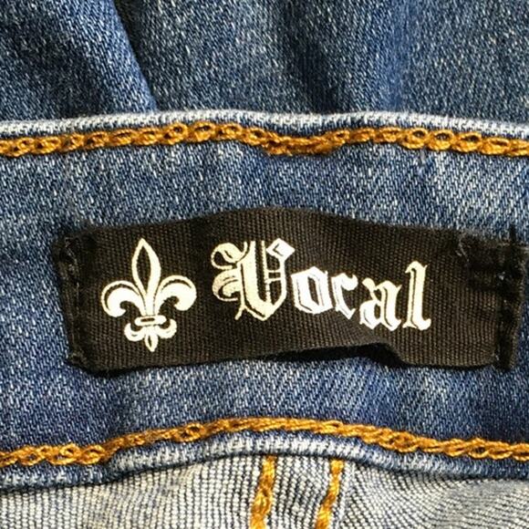 Vocal Pearl Cuff Jeans Size S - Feminine, Glam, Y2K - Picture 3 of 8